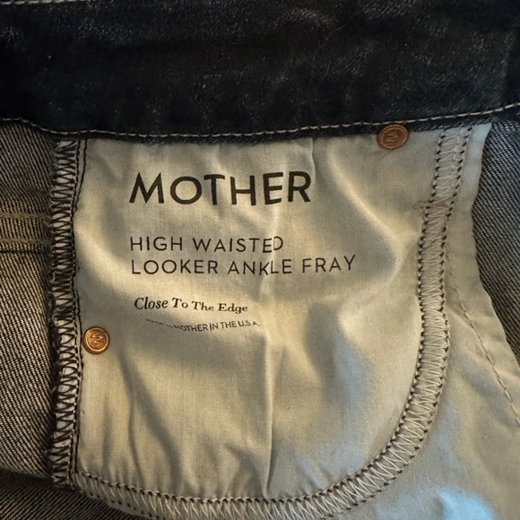 Mother Denim “The Looker High Rise Ankle Fray” - Close To The Edge - Picture 4 of 4